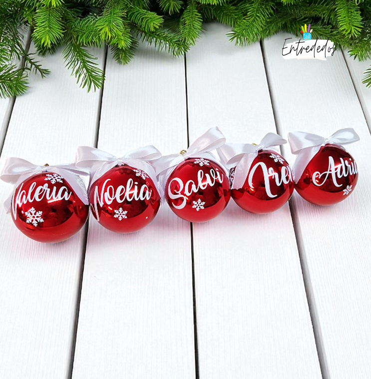 01 Decora tu Árbol con Bolas de Navidad Personalizadas - Imagen 1