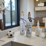 Botella luminosa personalizada con nombre y mensaje decorativo