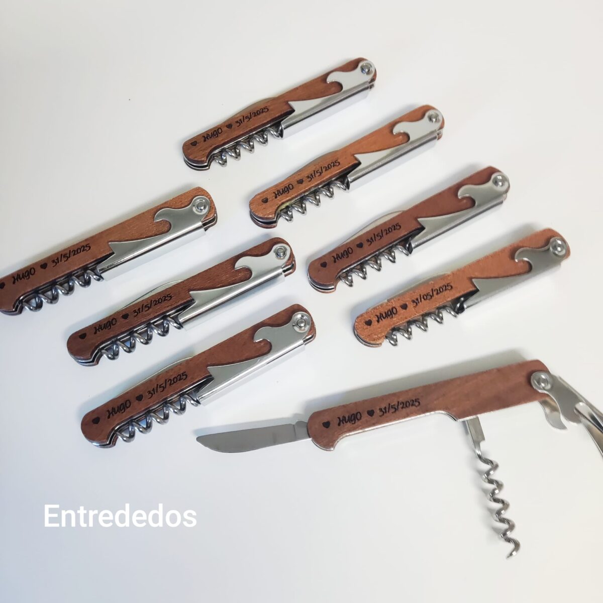 Abridor y sacacorcho personalizado - Imagen 1