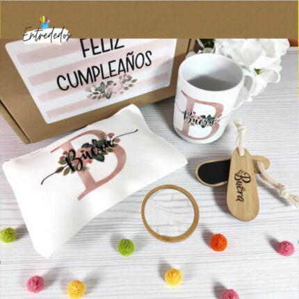 Kit regalo mujer "INICIAL HONEY"