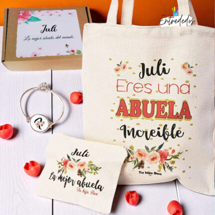 kit regalo "ERES UNA ABUELA INCREIBLE"