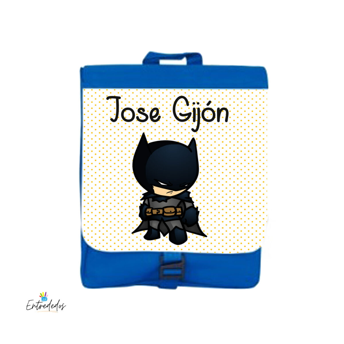 Mochila con cierre velcro personalizada para el cole - Imagen 4