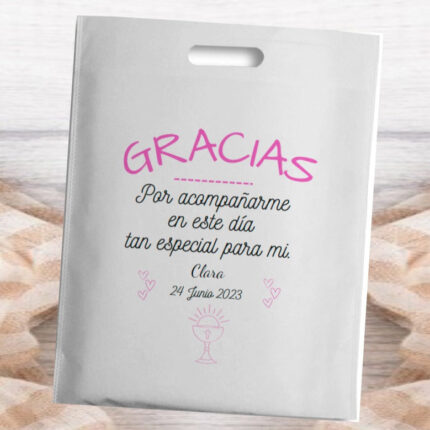 Bolsa para comunión "GRACIAS"