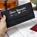 Portadocumentos viajes personalizado con nombre
