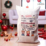 Saco de yute único para la llegada de los Reyes