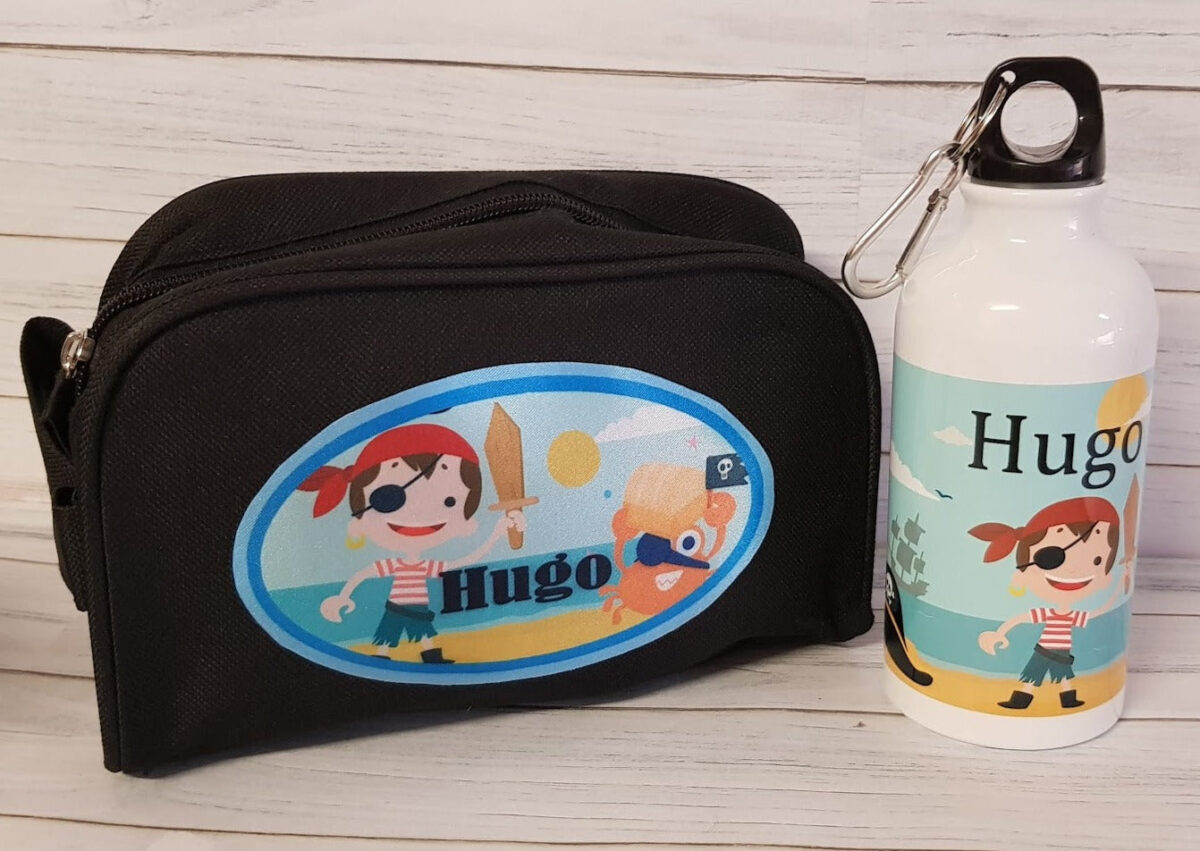 Neceser infantil escolar personalizado diseño pirata - Imagen 2