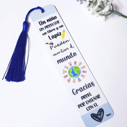Marcapáginas para Profesor ( UN NIÑO)