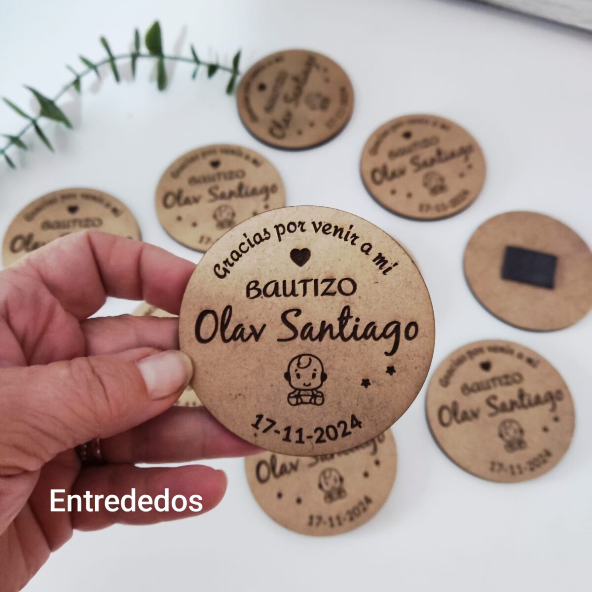 Imanes de madera personalizado para EVENTOS - Imagen 6