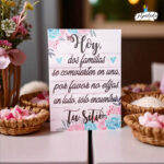 Cartel de cartón para bodas: