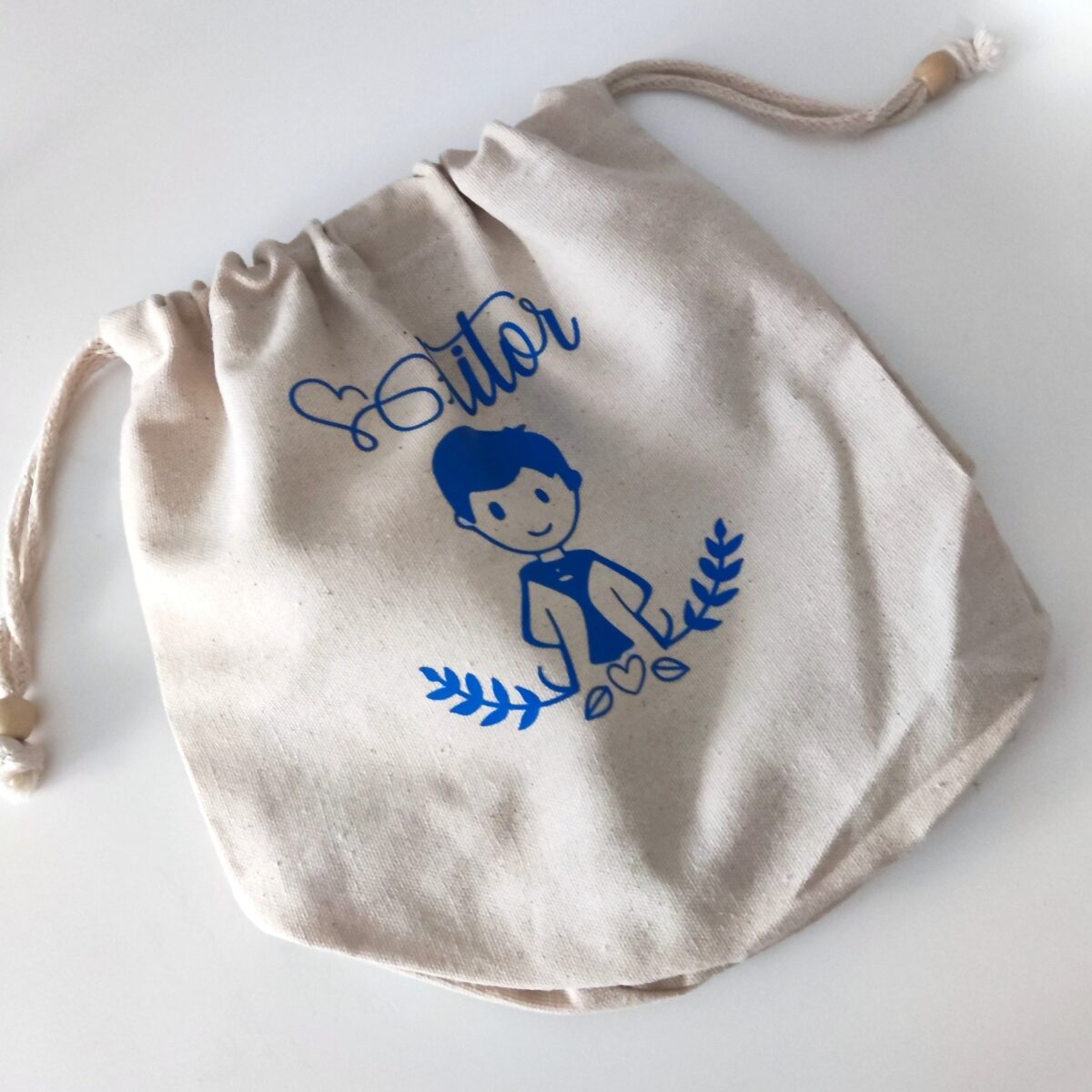 Bolsa limosnera para sobres diseño niñ@ de comunión - Imagen 1