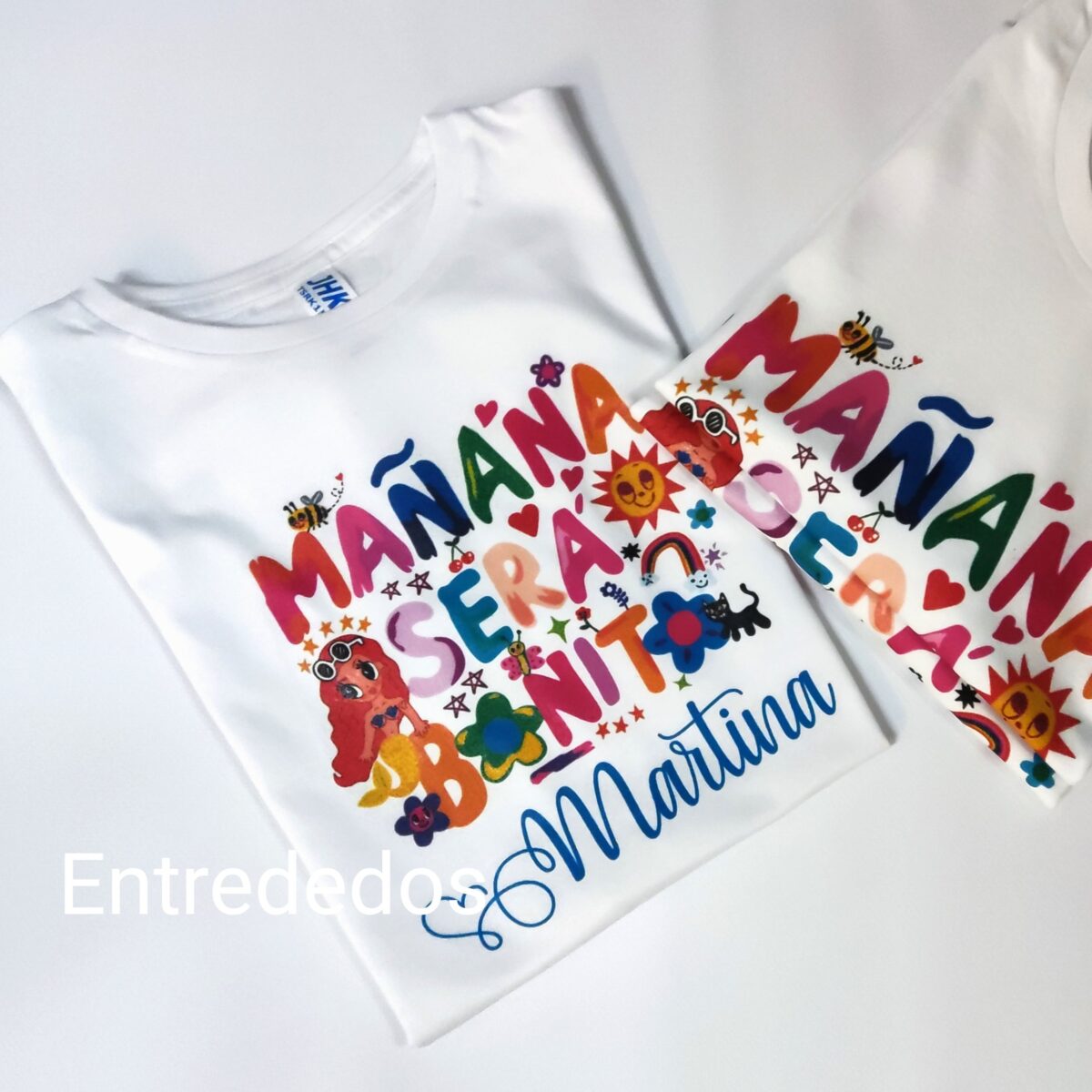 Camiseta /bolsas/botellas.Mañana será bonito  " Bichota" - Imagen 7