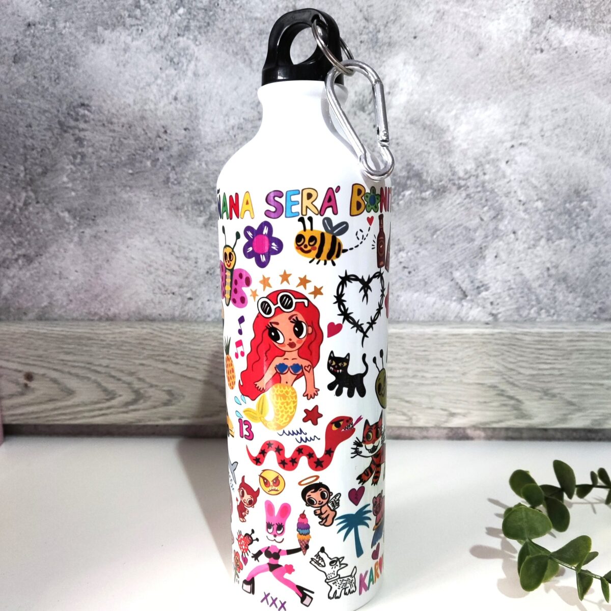 Camiseta /bolsas/botellas.Mañana será bonito  " Bichota" - Imagen 8