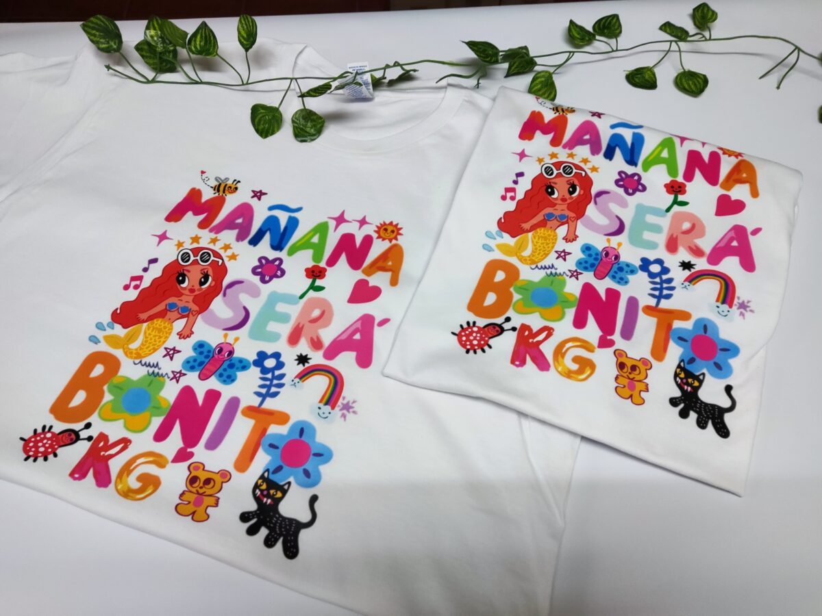 Camiseta /bolsas/botellas.Mañana será bonito  " Bichota" - Imagen 11