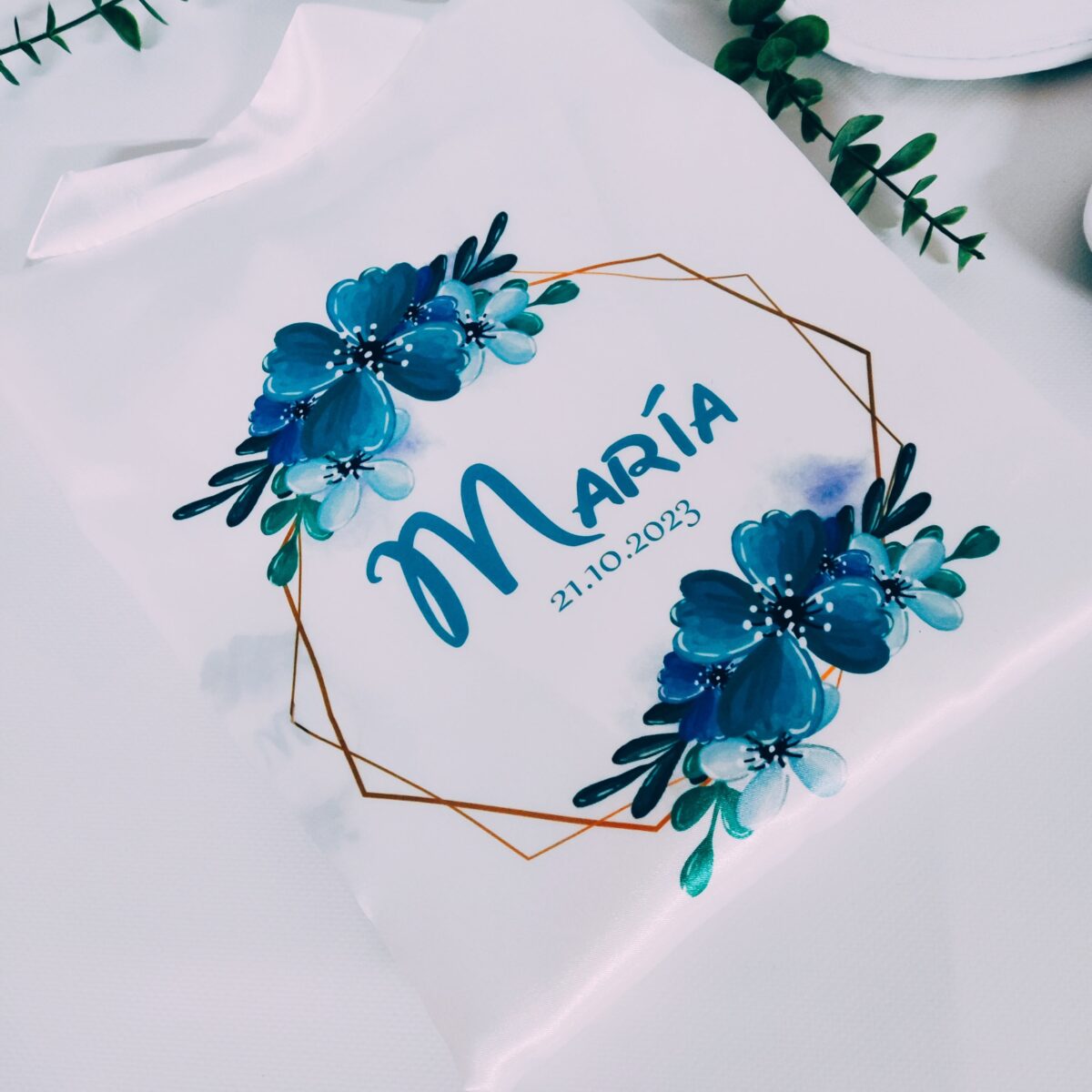 Bata de satén de novia blanca personalizada tipo KIMONO - Imagen 19