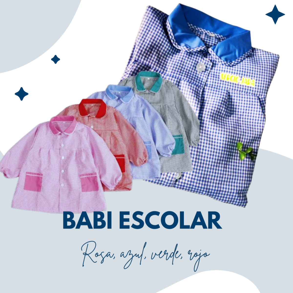 Bata escolar para niños personalizada - Imagen 7