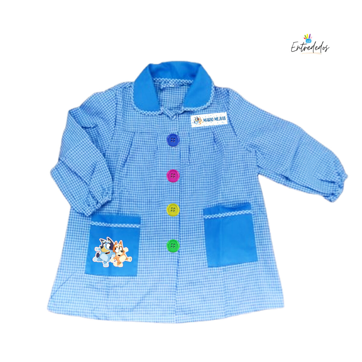 Bata o babi escolar para niños personalizada - Imagen 10