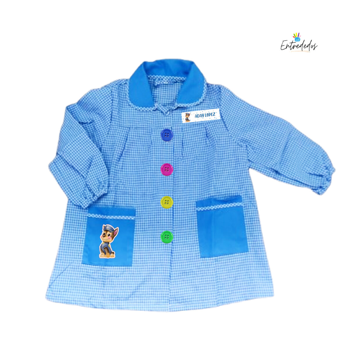 Bata o babi escolar para niños personalizada - Imagen 12