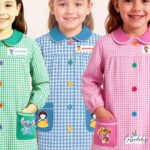 Bata escolar para niños: diseño personalizado y divertido