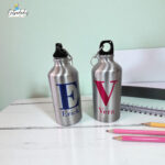 Bidón personalizado 500ml con inicial y nombre