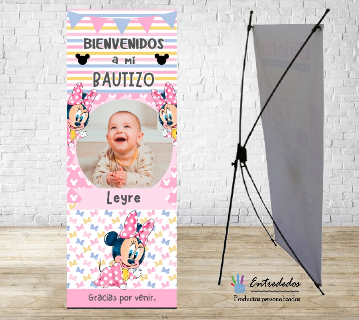 Banner para niños MINNIE BEBÉ - Imagen 2
