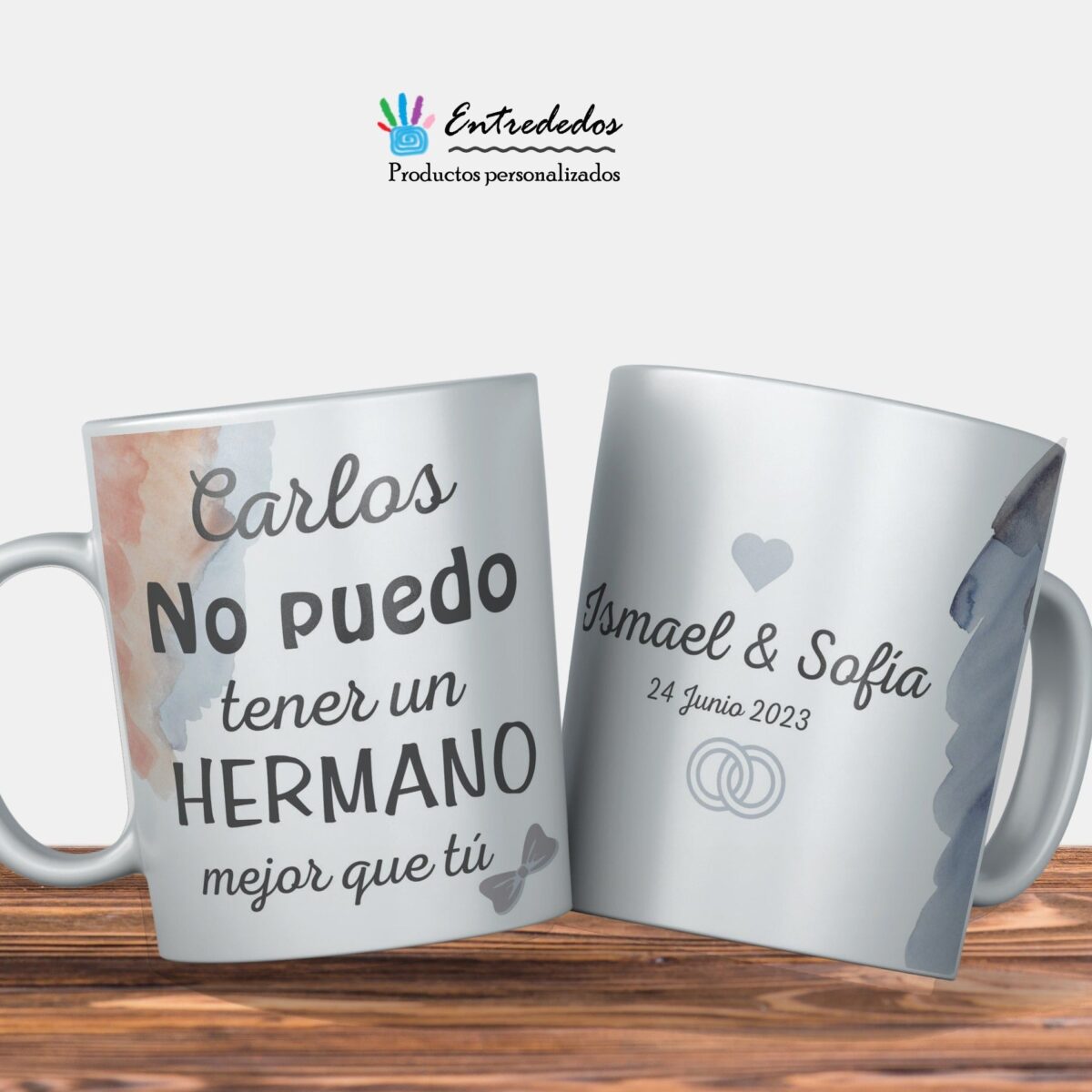 Taza no hay mejor hermano que tú - Imagen 1