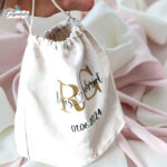 Bolsa limosnera para comunión y boda con diseño clásico y delicado