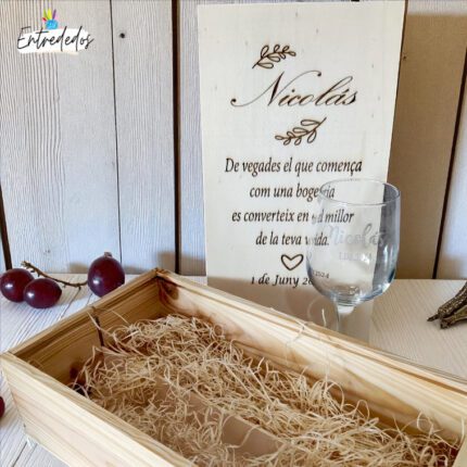 Caja de Vino Personalizada: Recuerdo Perfecto de Bodas
