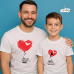 Camisetas a juego padre e hijo personalizadas