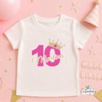 Camiseta personalizada MANGA CORTA niñas "CORONA"