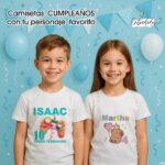 Camisetas Personalizadas de Cumpleaños para Niños y Niñas