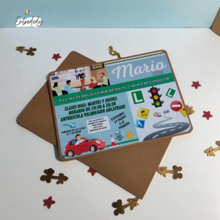 Carta Sorpresa Personalizada – ¡Viajes /Conciertos!