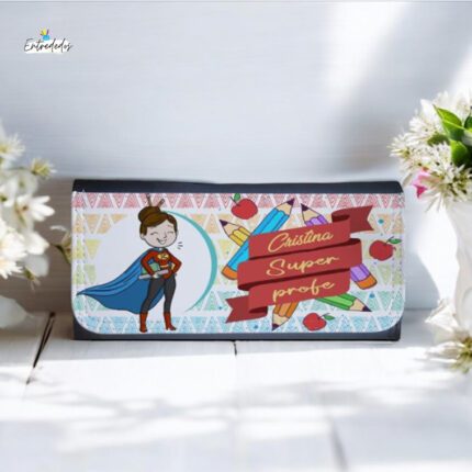 Cartera de Polipiel Personalizada “SUPER PROFESORA”