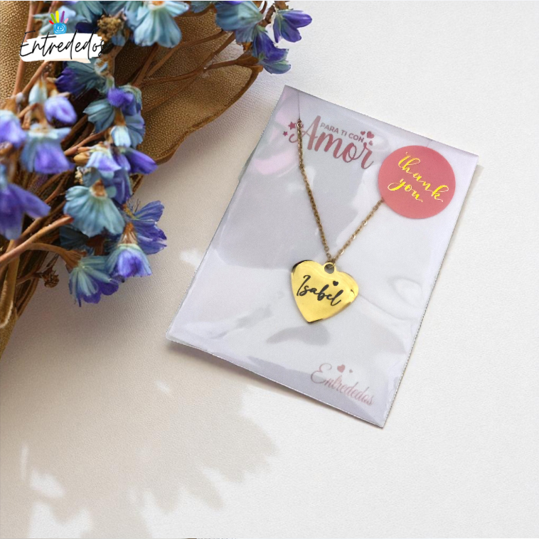 Colgante corazón dorado Colgante corazón dorado