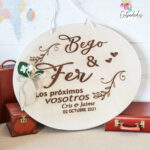 Placa Decorativa En Madera Para Los Siguientes