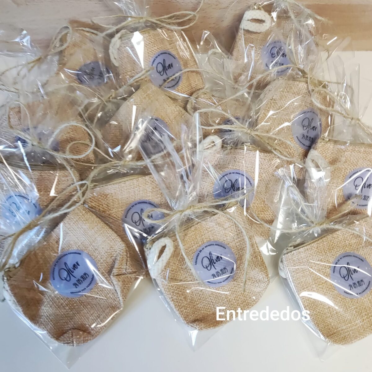 Monedero de yute personalizado para EVENTOS - Imagen 2