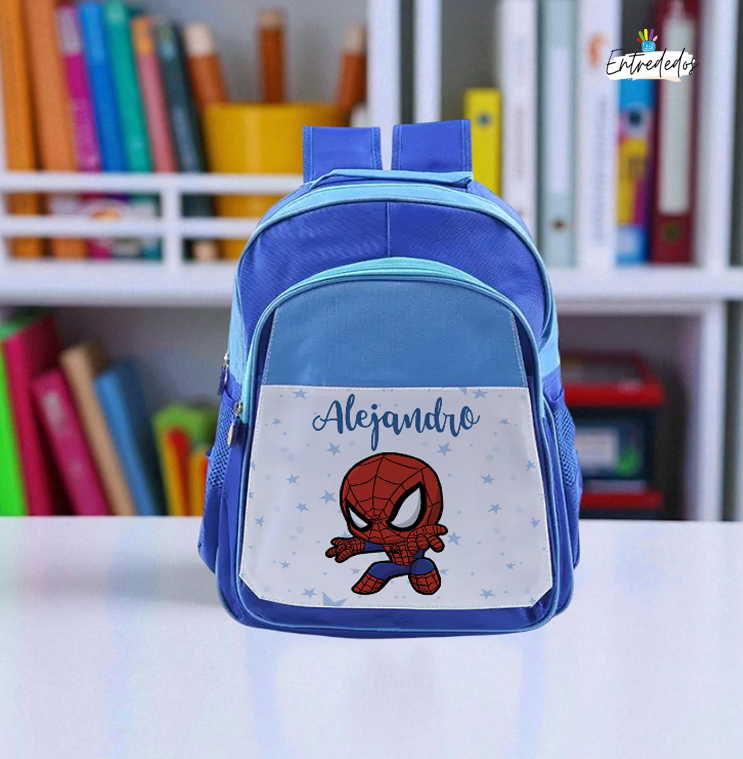 01 Mochila Escolar Personalizada 41 x 31 cm para Niños - Imagen 2