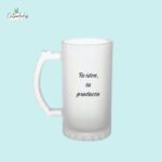 Jarra de Cristal Personalizada – Con tu Frase o Nombre