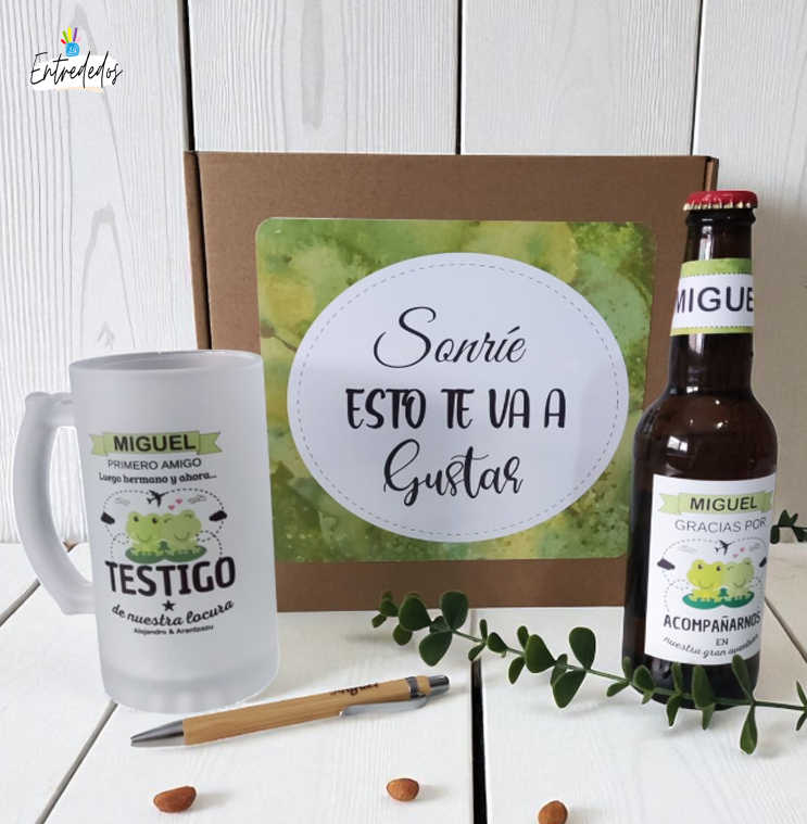 08 Descubre el encanto del kit de cerveza "RANITAS AMOROSAS" - Imagen 1