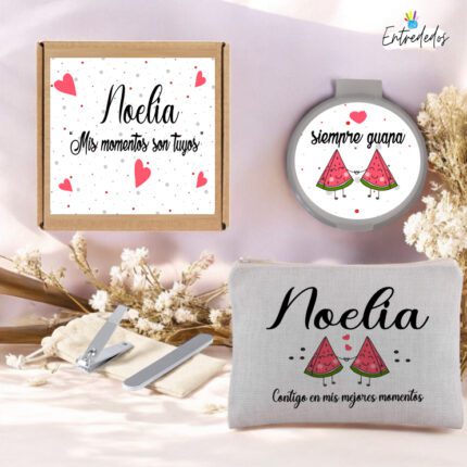 Kit mujer regalo personalizado: Mis momentos son tuyos