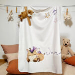 regalos personalizados para bebés – manta personalizada Entrededos