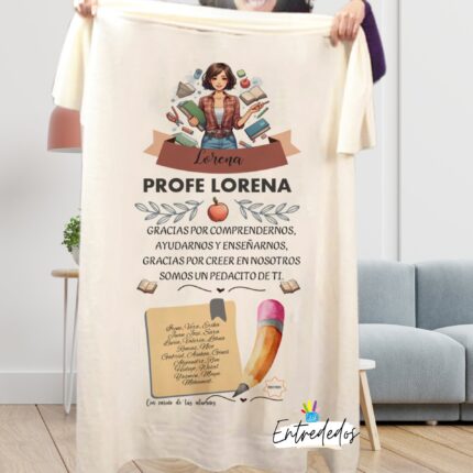 Manta polar para PROFESORA CON PANTALON VAQUERO
