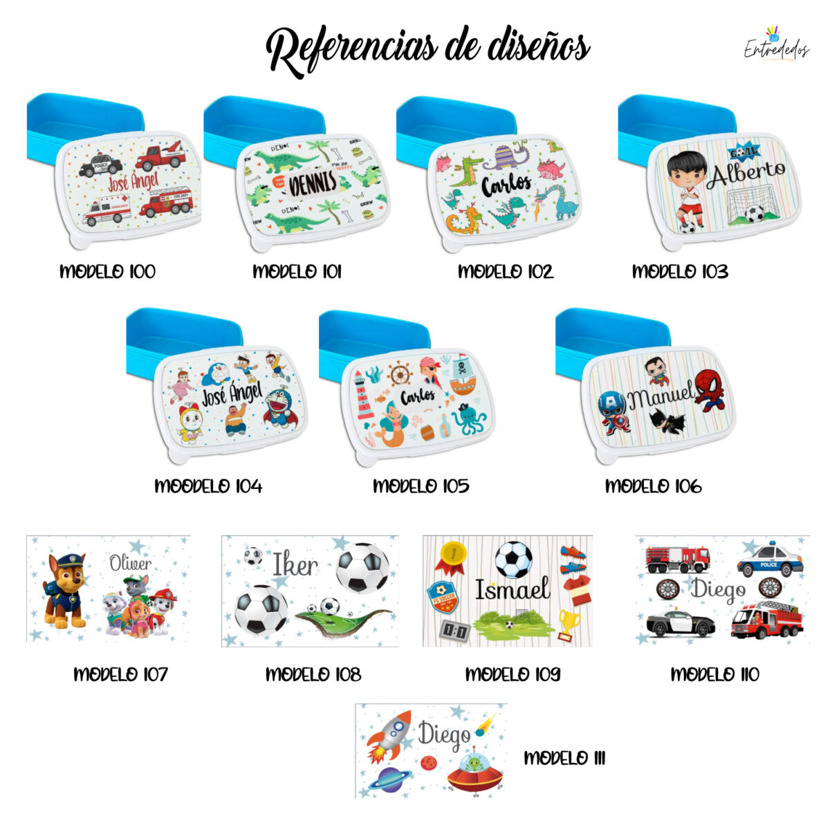 Portamerienda Infantil escolar "VARIEDAD DE DISEÑOS" - Imagen 2