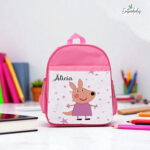 Mochila Infantil Rosa: Personajes Escolares Divertidos