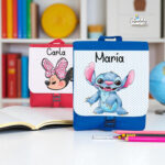 Mochila con cierre velcro personalizada para el cole