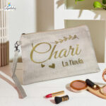 Neceser personalizado para mujer con nombre impreso