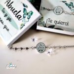 Pulsera de acero personalizada con frases
