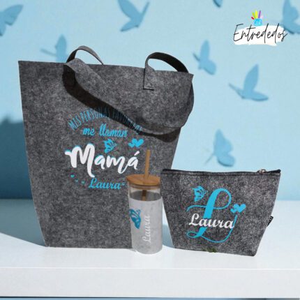 Kit regalo de mujer: creatividad en tela de fieltro