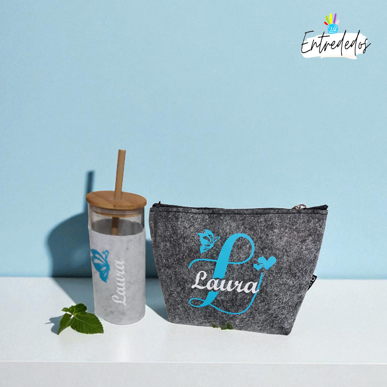 regalo-madrina-neceser Kit regalo de mujer: creatividad en tela de fieltro - Imagen 4