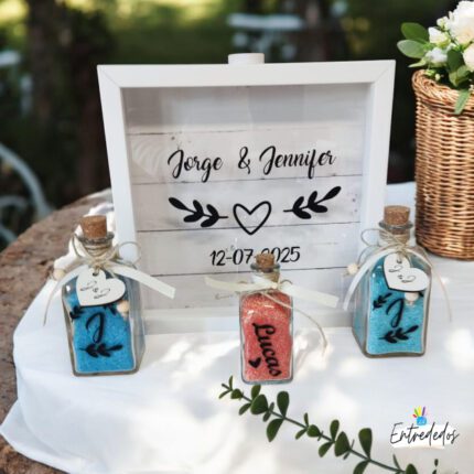 Marco para Ritual de Arena: Diseño Espiga Elegante