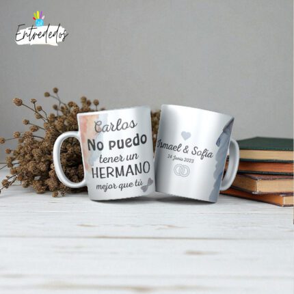 Taza Personalizada para Hermanos – Un Detalle Lleno de Amor y Sonrisas